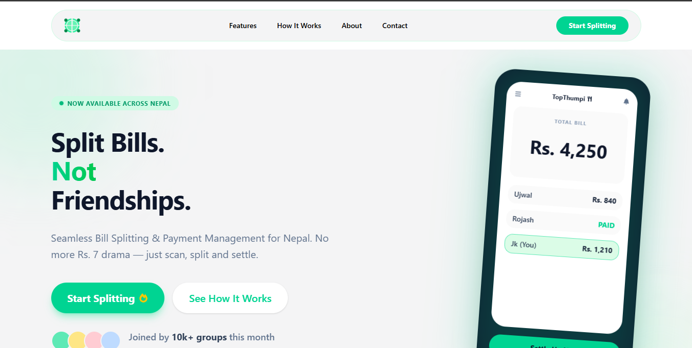 BaadFaad Web Application with PWA features interface